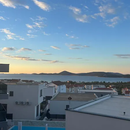 Villa Neru Vodice- Private Heated Pool & Sea View Вилла *